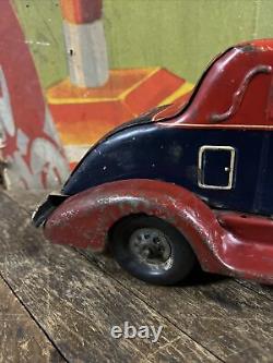 Vintage C. 1930 Marx Wind Up G-man Pursuit Car Gangster Police Wyandotte Rare