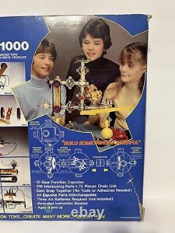 Vintage Capsela 1000 Motorized Science Building Activity Complete Box 1978