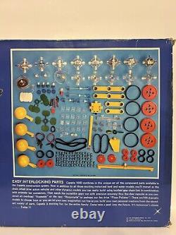 Vintage Capsela 1000 Motorized Science Building Activity Complete Box 1978