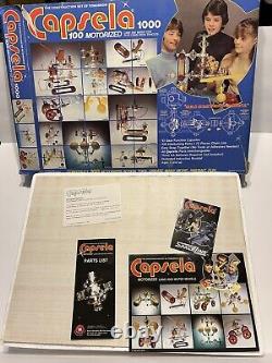 Vintage Capsela 1000 Motorized Science Building Activity Complete Box 1978