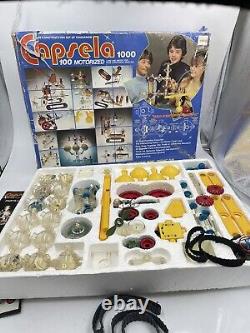 Vintage Capsela 1000 Motorized Science Building Land Water Toy With Box