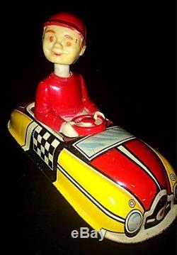 Vintage Careful Johnnie Wind Up Toy By Marxtin Litho