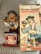 Vintage Charley Weaver Bartender Battery Operated Toy With Box