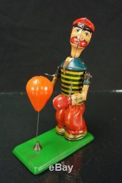 Vintage Chein Toys Rare Barnacle Bill Puncher Tin Wind Up Toy Popeye Celluloid