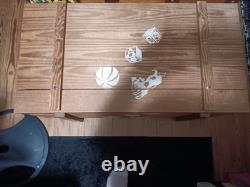 Vintage Child's Wooden Toy Box
