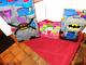 Vintage Children`s Toy Play Sets 1 Batman Cave & 1 Castle + 1 Joker House -c26