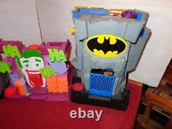 Vintage Children`s Toy Play Sets 1 Batman Cave & 1 Castle + 1 Joker House -c26