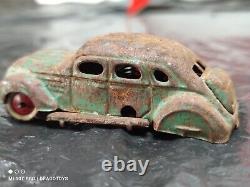 Vintage Chrysler Airflow Toy Car Prewar 1935'my Friends' Wind Up Japan Parts