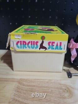 Vintage Circus Seal Modern Toys Japan Windup Toy 1960s in ORIGINAL BOX