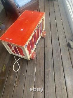 Vintage Circus Toy Box