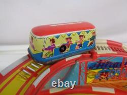 Vintage Coney Island Ohio Art Technofix Tin & Plastic Wind-Up Roller Coaster