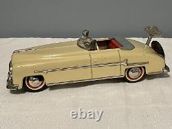 Vintage Distler 1950's Packard Tin Wind-up Car with Original Box Germany Nice