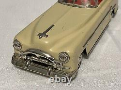 Vintage Distler 1950's Packard Tin Wind-up Car with Original Box Germany Nice