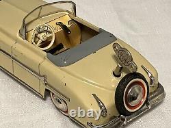 Vintage Distler 1950's Packard Tin Wind-up Car with Original Box Germany Nice