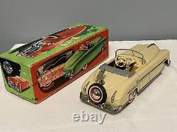 Vintage Distler 1950's Packard Tin Wind-up Car with Original Box Germany Nice