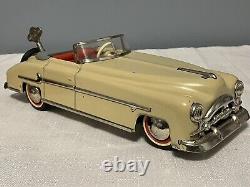 Vintage Distler 1950's Packard Tin Wind-up Car with Original Box Germany Nice