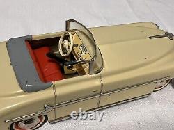 Vintage Distler 1950's Packard Tin Wind-up Car with Original Box Germany Nice