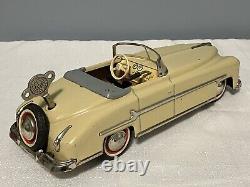 Vintage Distler 1950's Packard Tin Wind-up Car with Original Box Germany Nice