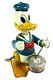 Vintage Donald Duck Mech. Drummer Rocker Tin Wind Up Walt Disney Productions