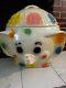 Vintage Edward Mobley Circus Elephant Blow Mold Toy Box Chest Polka Dot Plastic