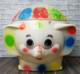 Vintage Edward Mobley Circus Elephant Blow Mold Toy Box Chest Polka Dot Plastic