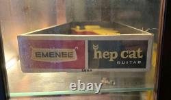 Vintage Emenee Hep Cat? Jazz Guitar? 1966 MiB Original Box Yellow with pic