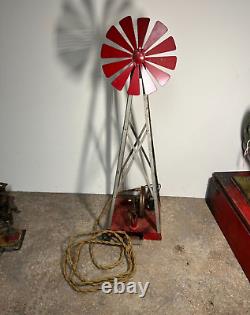 Vintage Empire Live Steam Windmill with Electric Motor