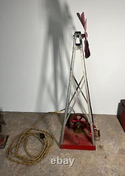 Vintage Empire Live Steam Windmill with Electric Motor