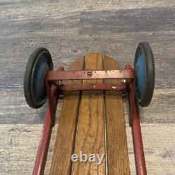 Vintage, Flexy Racer 300 Sled On Wheels. Vintage -Read