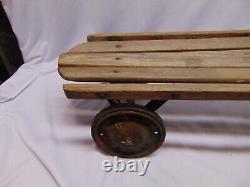 Vintage Flexy Racer street sled 4 wheels with brakes SL Allen Philadelphia 40