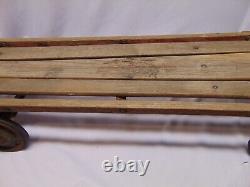 Vintage Flexy Racer street sled 4 wheels with brakes SL Allen Philadelphia 40