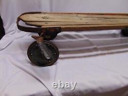 Vintage Flexy Racer street sled 4 wheels with brakes SL Allen Philadelphia 40