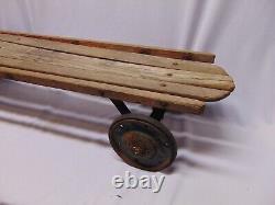 Vintage Flexy Racer street sled 4 wheels with brakes SL Allen Philadelphia 40