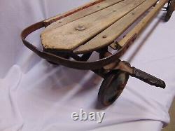 Vintage Flexy Racer street sled 4 wheels with brakes SL Allen Philadelphia 40