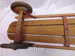 Vintage Flexy Racer street sled 4 wheels with brakes SL Allen Philadelphia 40