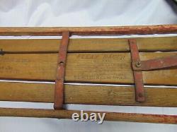 Vintage Flexy Racer street sled 4 wheels with brakes SL Allen Philadelphia 40
