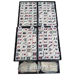 Vintage GIBSON Mah Jong Mahjong Mahjongg Set with Case Counting Sticks 144 Tiles