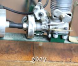 Vintage Gas Engine Farm Toy Car Trailer Enya 09 industrial metal model PARTS