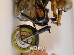 Vintage German Arnold Mac 700 Tin Wind Up Toy Motorcycle