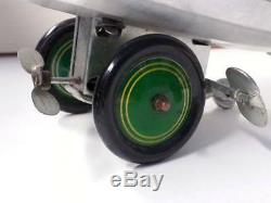 Vintage Graf Zeppelin WindUp Toy Aluminum Body withTin Wheels & Working Mechanism