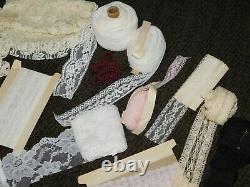 Vintage Handkerchiefs Doily Doilies Lace Lot