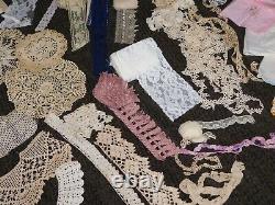 Vintage Handkerchiefs Doily Doilies Lace Lot