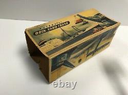 Vintage Hans Biller Automatic DOCK YARD CRANE Wind Up Toy made Western Germany