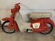 Vintage Honda 50 Pedal Motorcycle Vintage 1960s Irwin Kids Toy Needs Work 4d