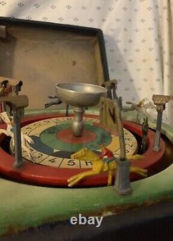 Vintage Horse Race Game Le Derby JEP in very good condition Wind Up Toy