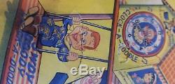 Vintage Howdy Doody Clock A Doodle Tin Wind Up Toy