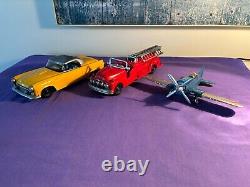 Vintage Hubley Metal Kiddie Toy Assortment No. 55 With Original Box And Inserts