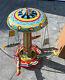 Vintage J. CHEIN & CO. TIN WINDUP RIDE A ROCKET TOY 18 with box