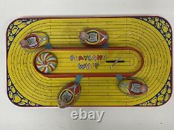 Vintage J. Chein & Co Playland Whip No. 340 Litho Tin Toy with Original Box