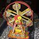 Vintage J Chein & Co. Wind Up Tin Litho Ferris Wheel Hercules